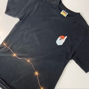 A bathing ape BAPE college tee